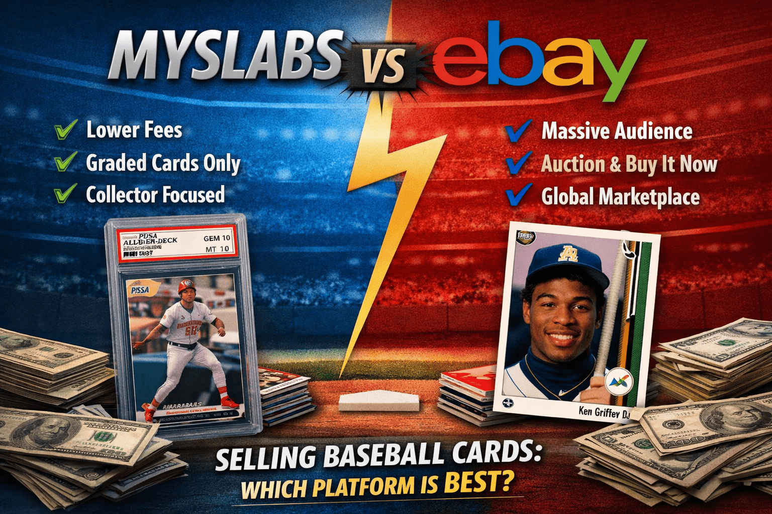 MySlabs vs eBay When Selling Baseball Cards: Which Platform Gets You More Money in 2026?