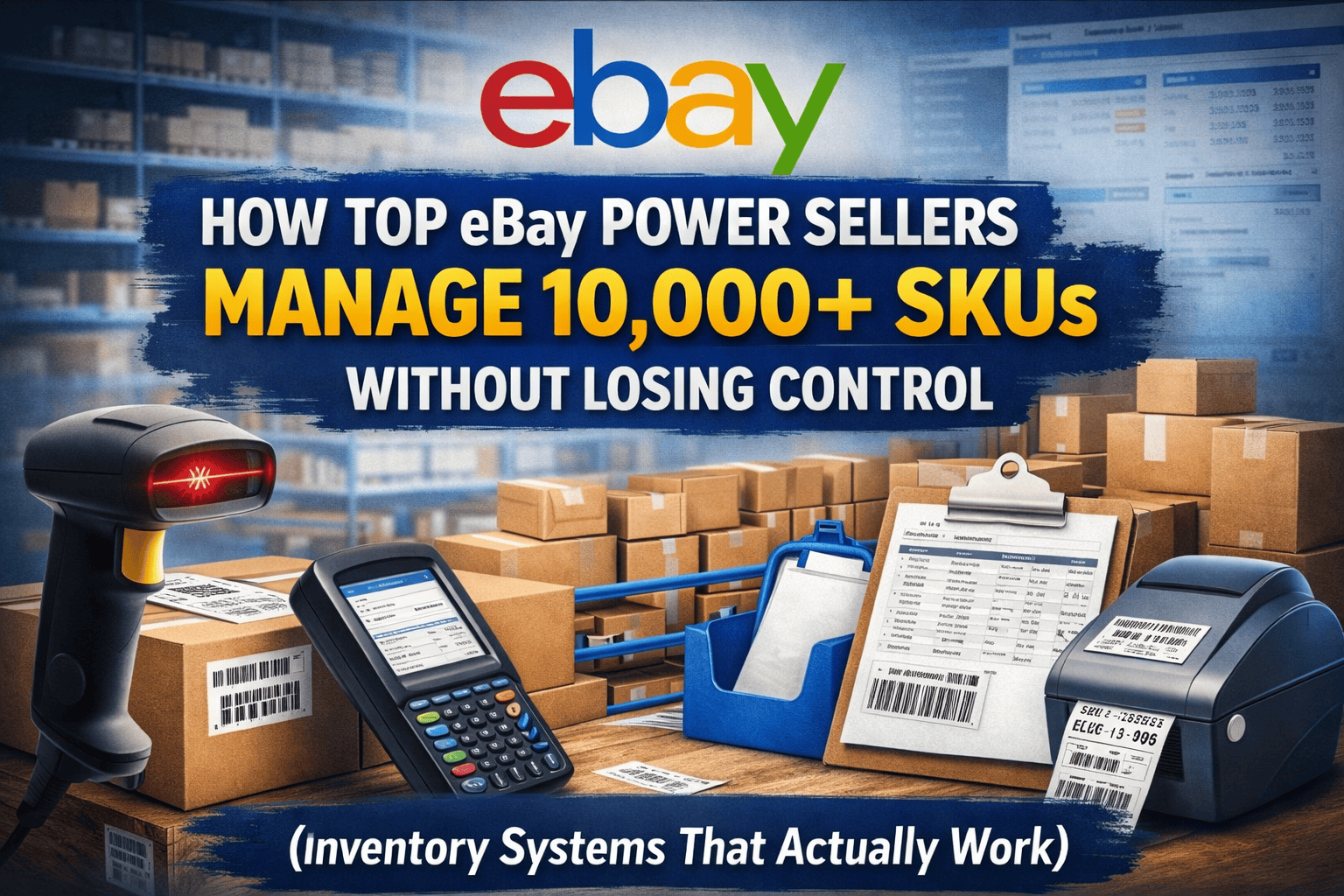 How Top eBay Power Sellers Manage 10,000+ SKUs Without Losing Control (Inventory Systems That Actually Work)