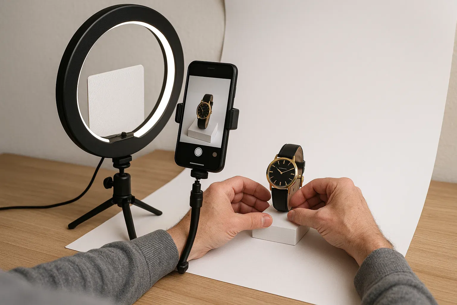 Seller improving photo quality to raise CTR and trust